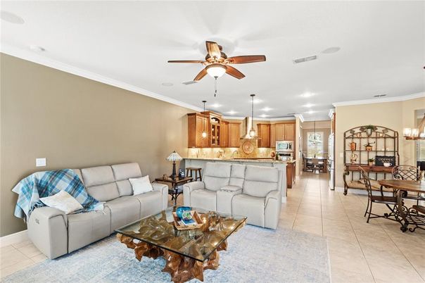 Dining room, Interior, Kitchen, Living room, Pendant Lights, Recessed Lighting