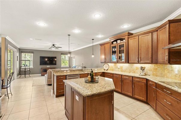 Interior, Kitchen, Pendant Lights, Recessed Lighting