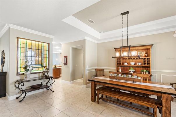 Dining room, Interior, Pendant Lights