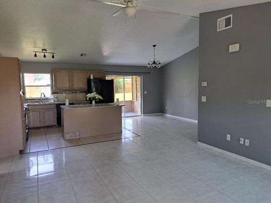 Chandelier, Interior, Kitchen