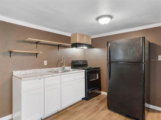 Interior, Kitchen, Wood Texture Flooring
