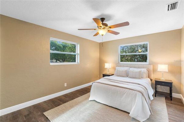 Bedroom, Interior, Wood Texture Flooring