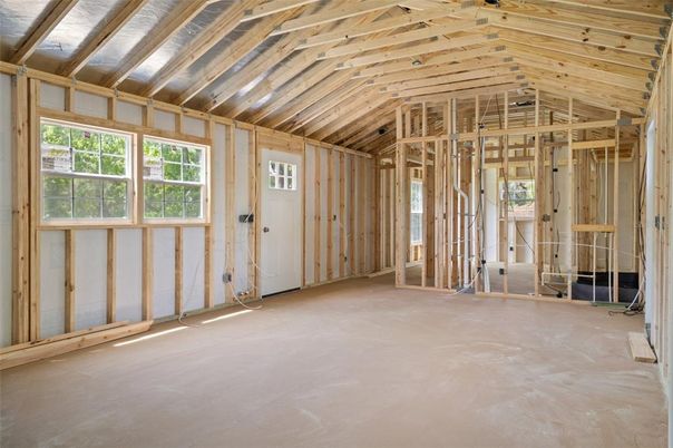 Empty room, Interior, Wooden Beams, Wooden Ceilings, Wooden Walls