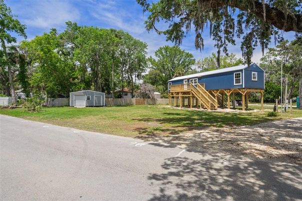 Backyard, Detached Garage, Exterior