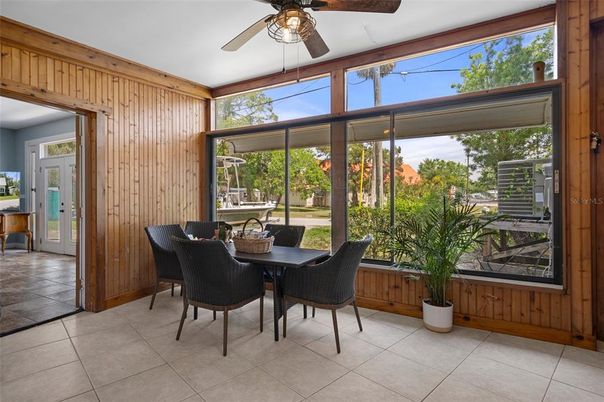 Dining room, Interior, Wooden Walls
