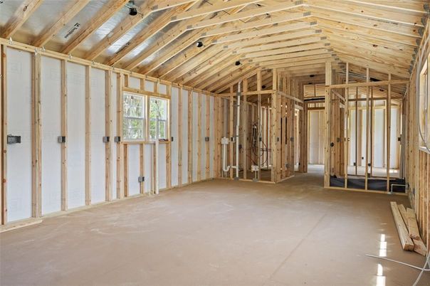 Empty room, Interior, Wooden Beams, Wooden Ceilings, Wooden Walls