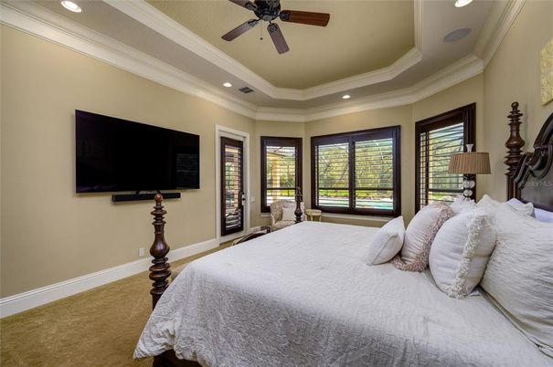 Bedroom, Interior, Recessed Lighting