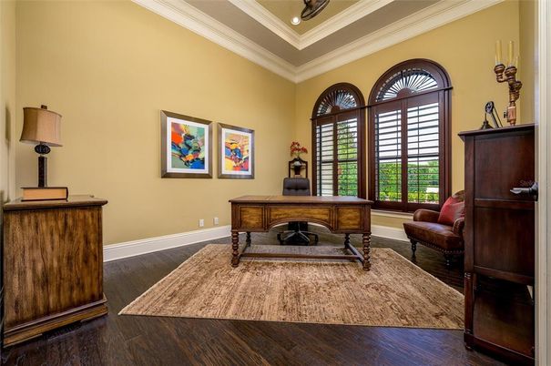 Home Office, Interior, Wood Texture Flooring