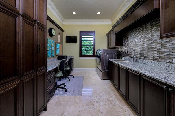 Home Office, Interior, Recessed Lighting