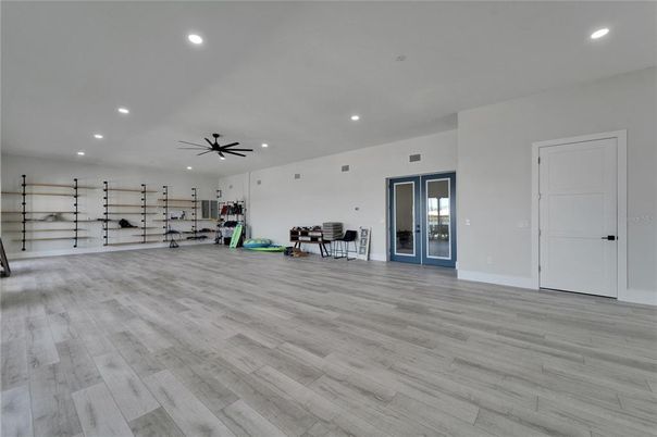Interior, Recessed Lighting, Wood Texture Flooring