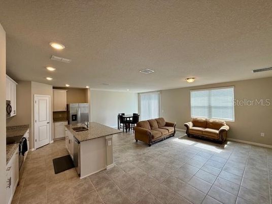 Interior, Kitchen, Living room, Recessed Lighting, Stainless Steel Appliances