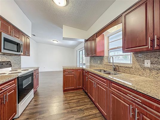 Interior, Kitchen, Wood Texture Flooring