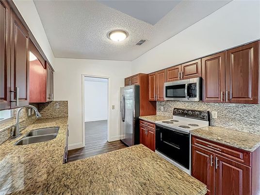 Interior, Kitchen, Wood Texture Flooring