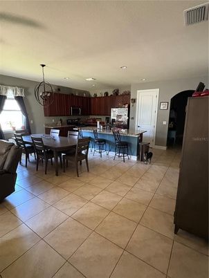 Dining room, Interior, Kitchen, Recessed Lighting