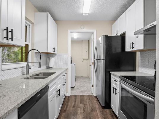 Interior, Kitchen, Wood Texture Flooring