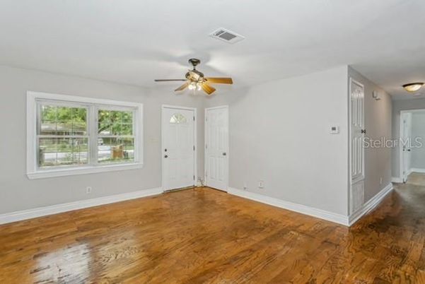 Empty room, Interior, Wood Texture Flooring