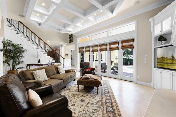 Interior, Living room, Recessed Lighting