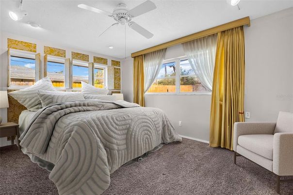 Bedroom, Interior, Recessed Lighting