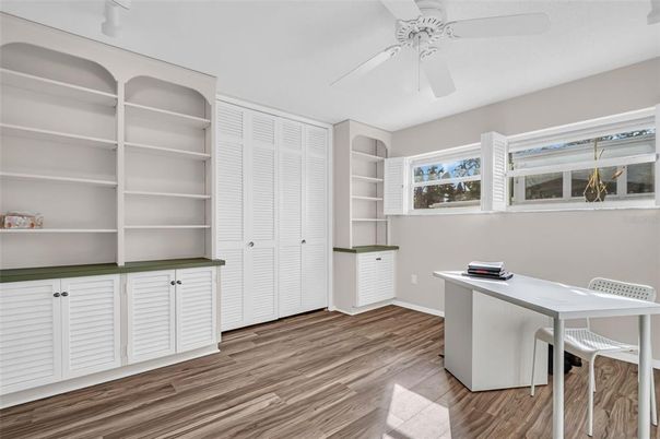 Home Office, Interior, Wood Texture Flooring