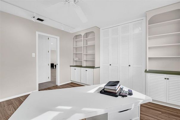 Home Office, Interior, Wood Texture Flooring