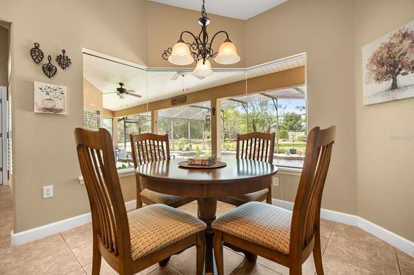 Dining room, Interior, Pendant Lights, Sun Room