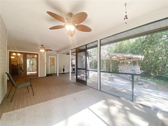Interior, Sun Room, Wood Texture Flooring