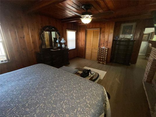 Bedroom, Interior, Wooden Ceilings, Wooden Walls