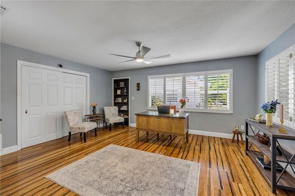 Home Office, Interior, Wood Texture Flooring