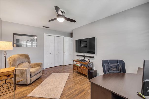 Home Office, Interior, Wood Texture Flooring