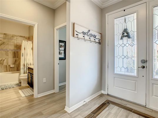 Bathroom, Interior, Wood Texture Flooring