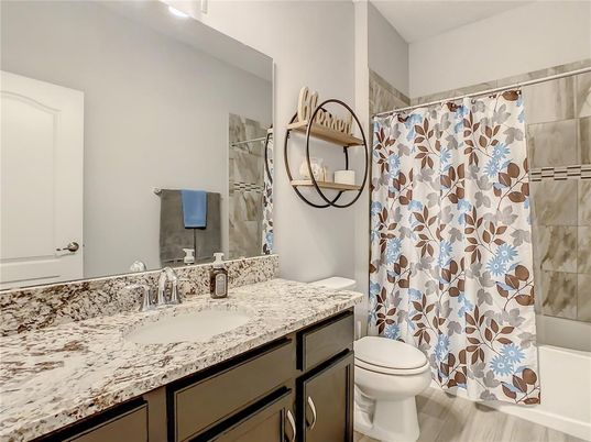 Bathroom, Interior, Wood Texture Flooring