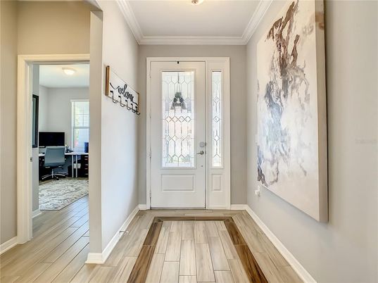 Home Office, Interior, Wood Texture Flooring