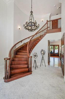 Chandelier, Interior, Wood Texture Flooring