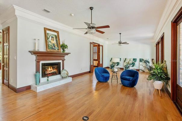 Fireplace, Interior, Wood Texture Flooring