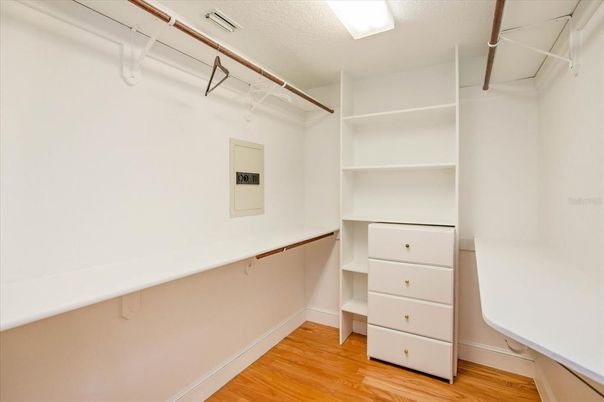 Interior, Walk-in Closets, Wood Texture Flooring