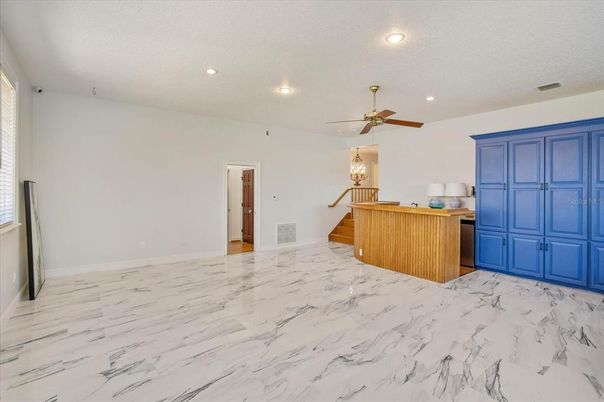 Interior, Marble, Recessed Lighting