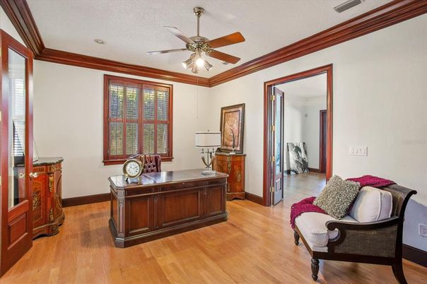 Home Office, Interior, Wood Texture Flooring