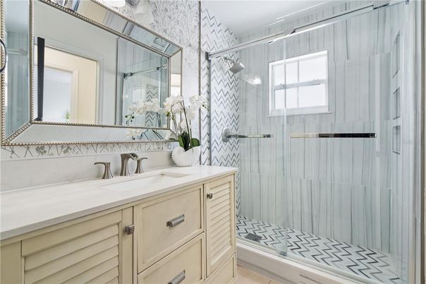 Bathroom, Glass Shower, Interior