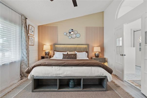Bedroom, Interior, Wood Texture Flooring