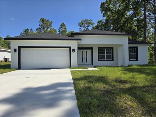 Attached, Exterior, Facade, Ranch