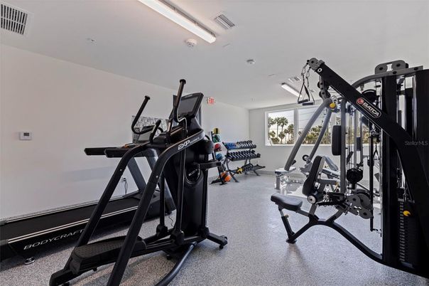 Fitness Equipment, Gym, Interior