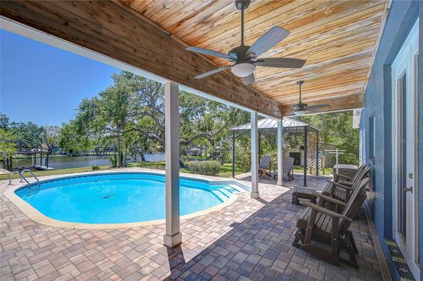 Exterior, Pool, Wooden Ceilings
