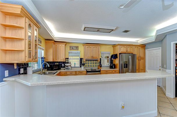 Interior, Kitchen, Recessed Lighting, Stainless Steel Appliances