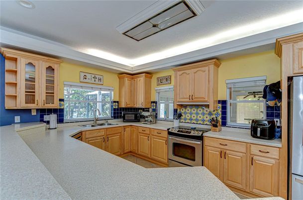 Interior, Kitchen, Recessed Lighting, Stainless Steel Appliances