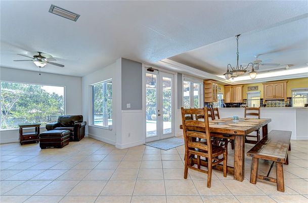 Dining room, Interior, Kitchen, Pendant Lights