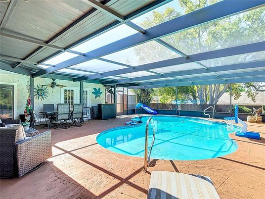 Dining room, Glass Ceilings, Interior, Pool, Sun Room