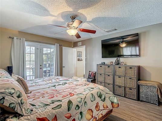 Bedroom, Interior, Wood Texture Flooring
