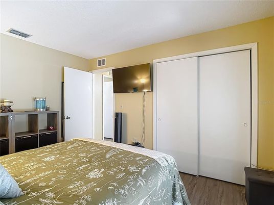 Bedroom, Interior, Wood Texture Flooring