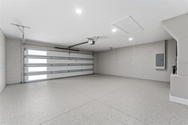 Garage, Interior, Recessed Lighting