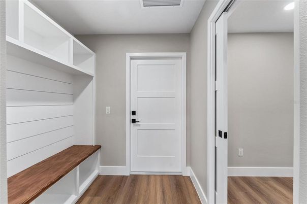 Interior, Recessed Lighting, Wood Texture Flooring